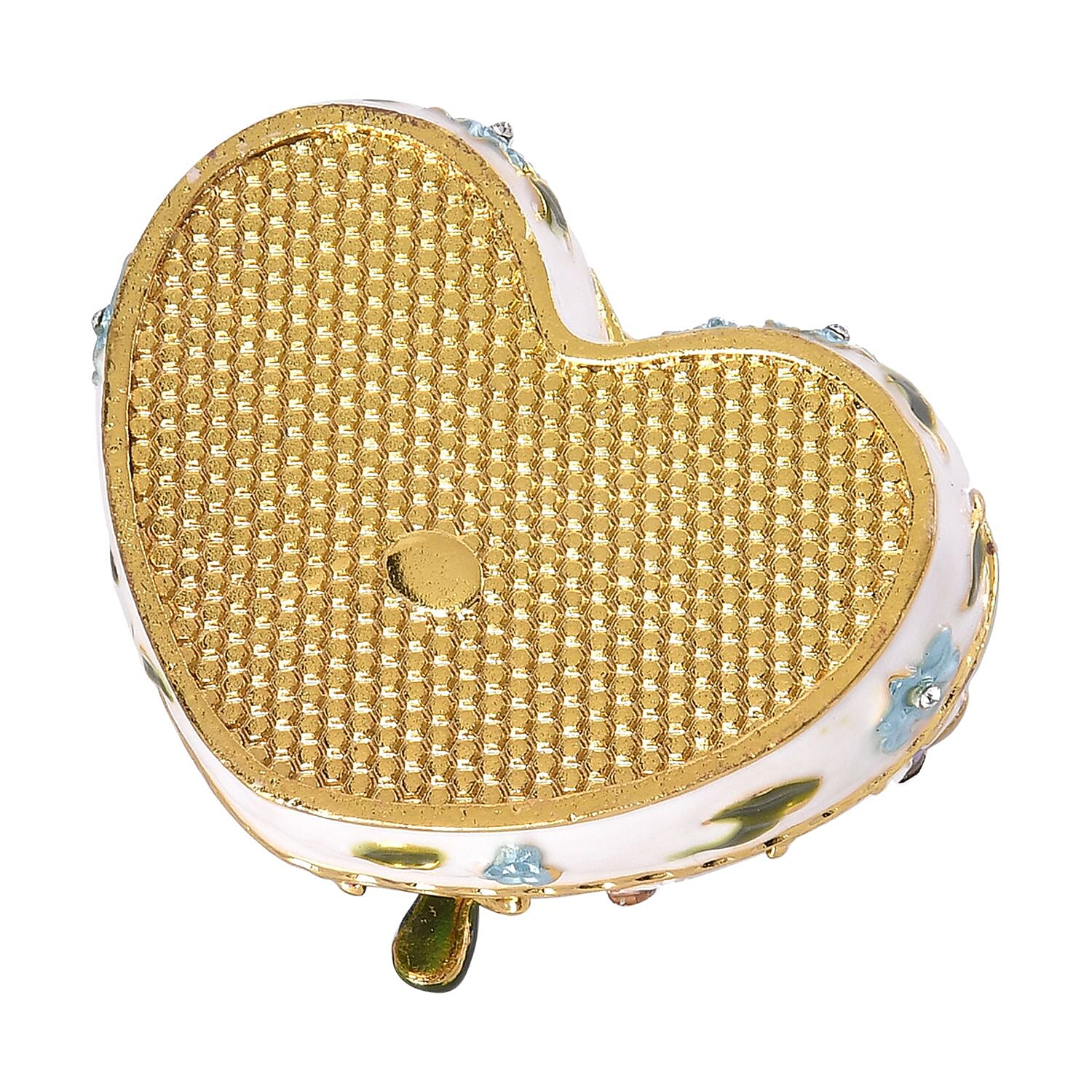 Dragonfly Crystal Studded Trinket Jewellery Box - Multi
