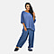 Tamsy 100% Viscose Loungewear Sets (Size M,12-14) - Blue