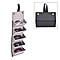 5 Slot Multipurpose Foldable Travel Organiser with Handle (Size 17x13x12 cm) - Maroon
