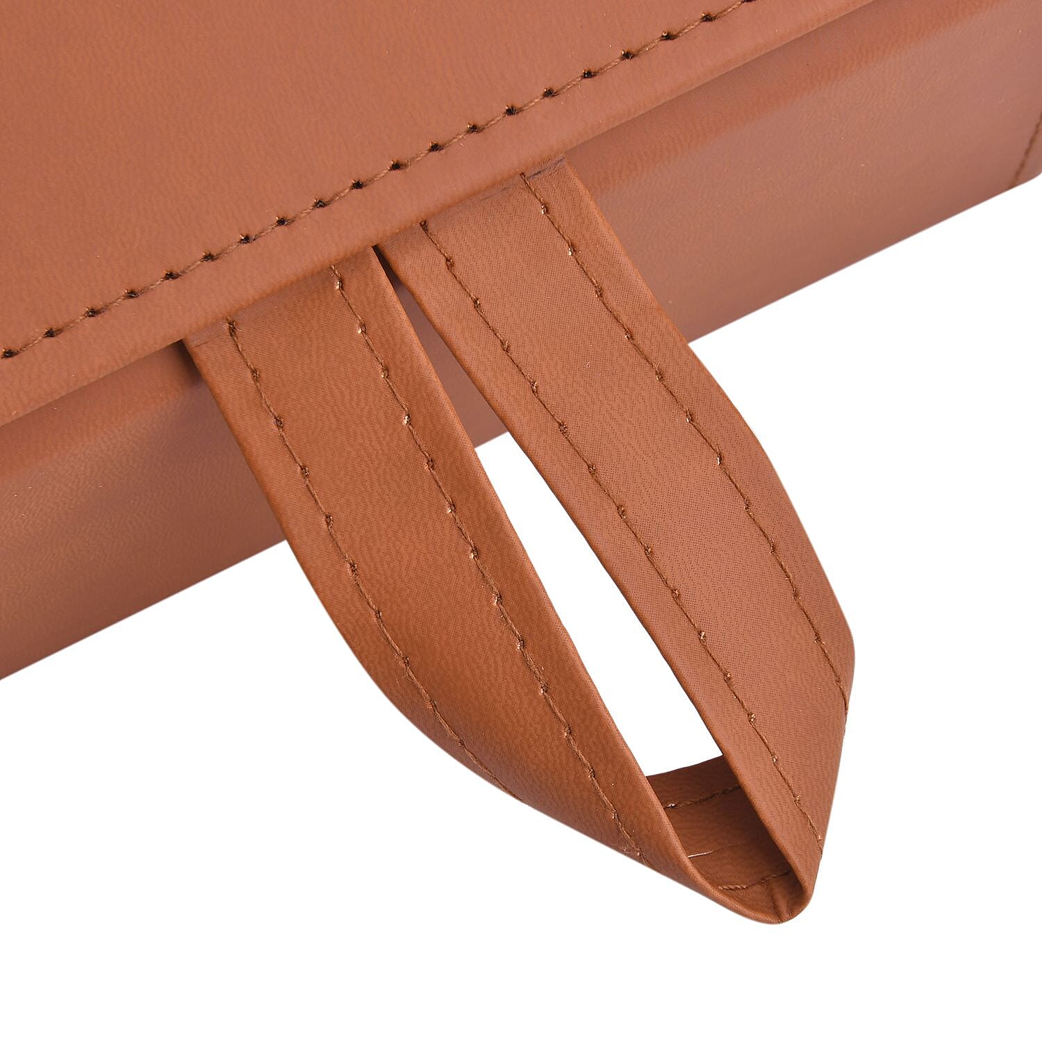 5 Slot Multipurpose Foldable Travel Organizer with Handle (Size 17x13x12 cm) - Brown