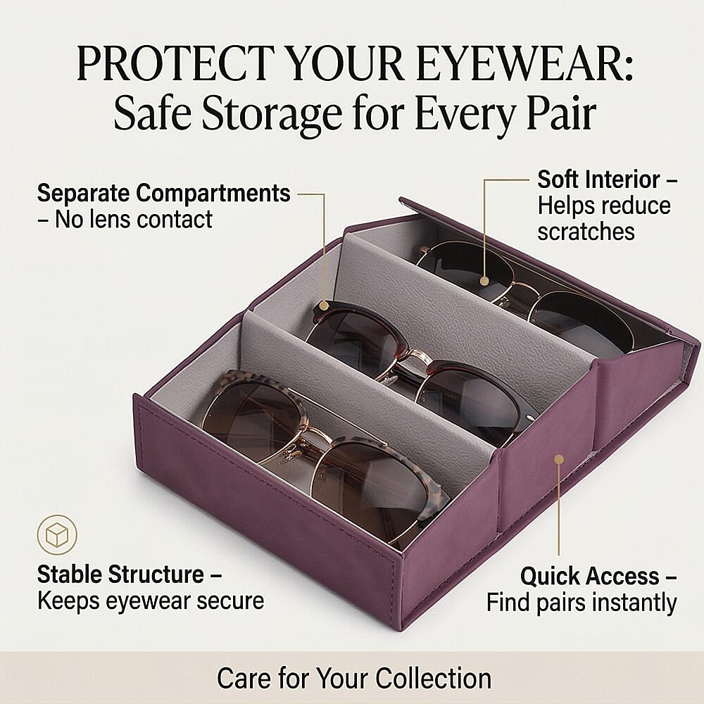 5 Slot Multipurpose Foldable Travel Organizer with Handle (Size 17x13x12 cm) - Maroon