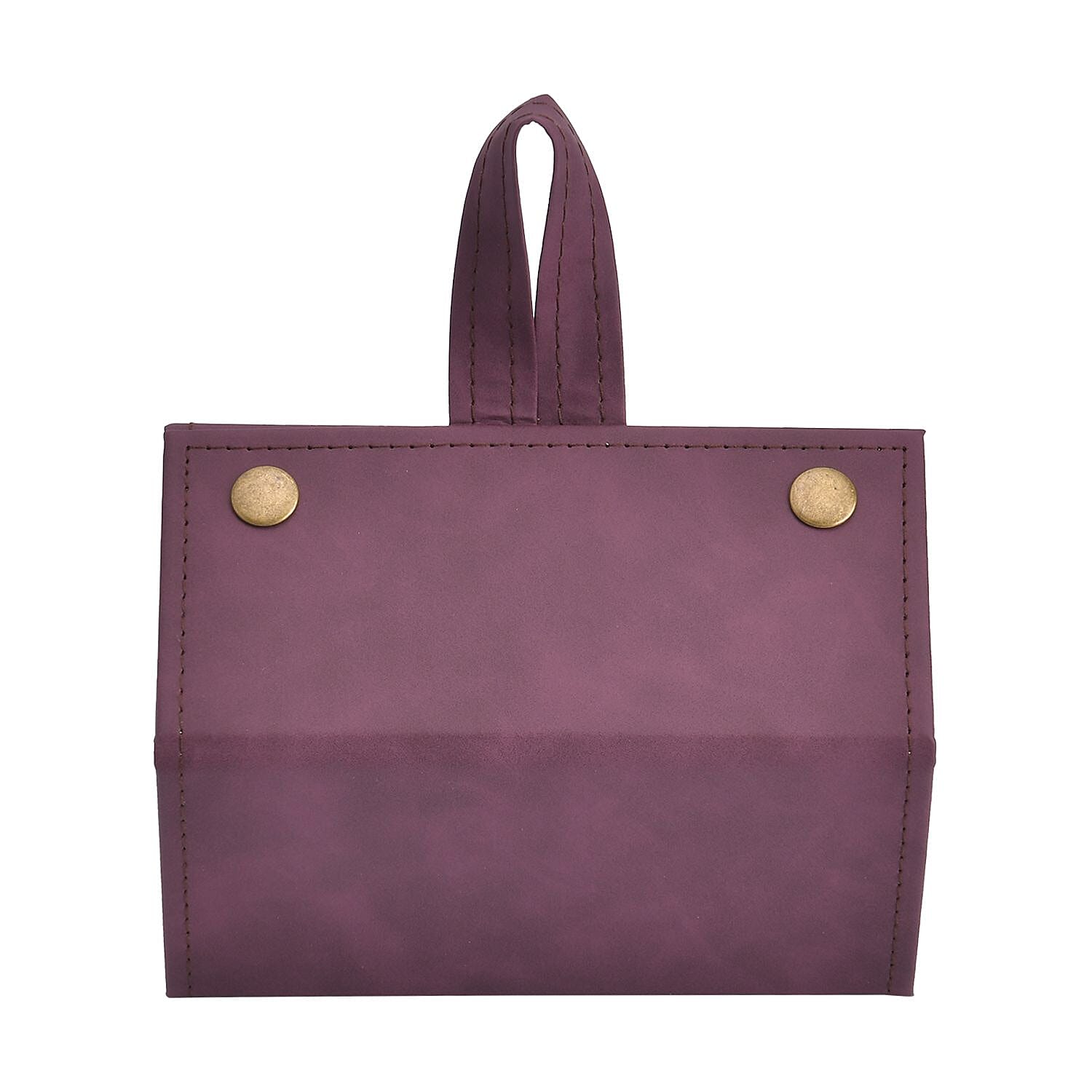 5 Slot Multipurpose Foldable Travel Organizer with Handle (Size 17x13x12 cm) - Maroon