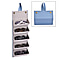 5 Slot Multipurpose Foldable Travel Organiser with Handle (Size 17x13x12 cm) - Sky Blue