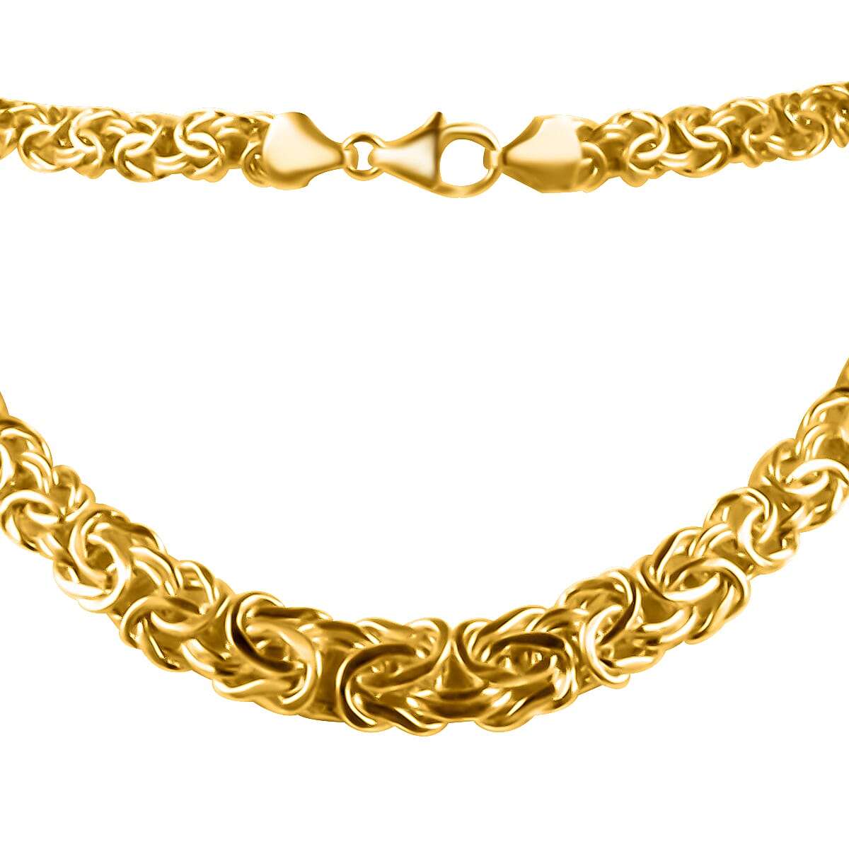 First Time Ever - 22K (91.6% Purity) Yellow Gold Byzantine Necklace (Size - 22), Gold Wt. 29.70 Gms