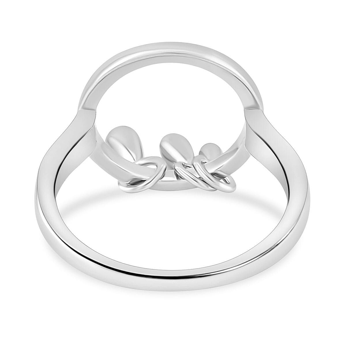 LucyQ Drip Collection - Rhodium Overlay Sterling Silver Ring LucyQ Drip Collection - Rhodium Overlay Sterling Silver Ring