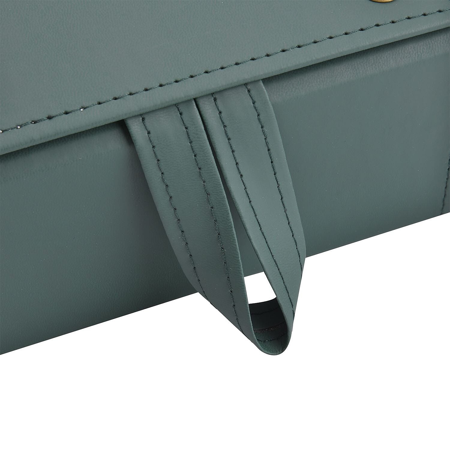 5 Slot Multipurpose Foldable Travel Organizer with Handle (Size 17x13x12 cm) - Dark Green