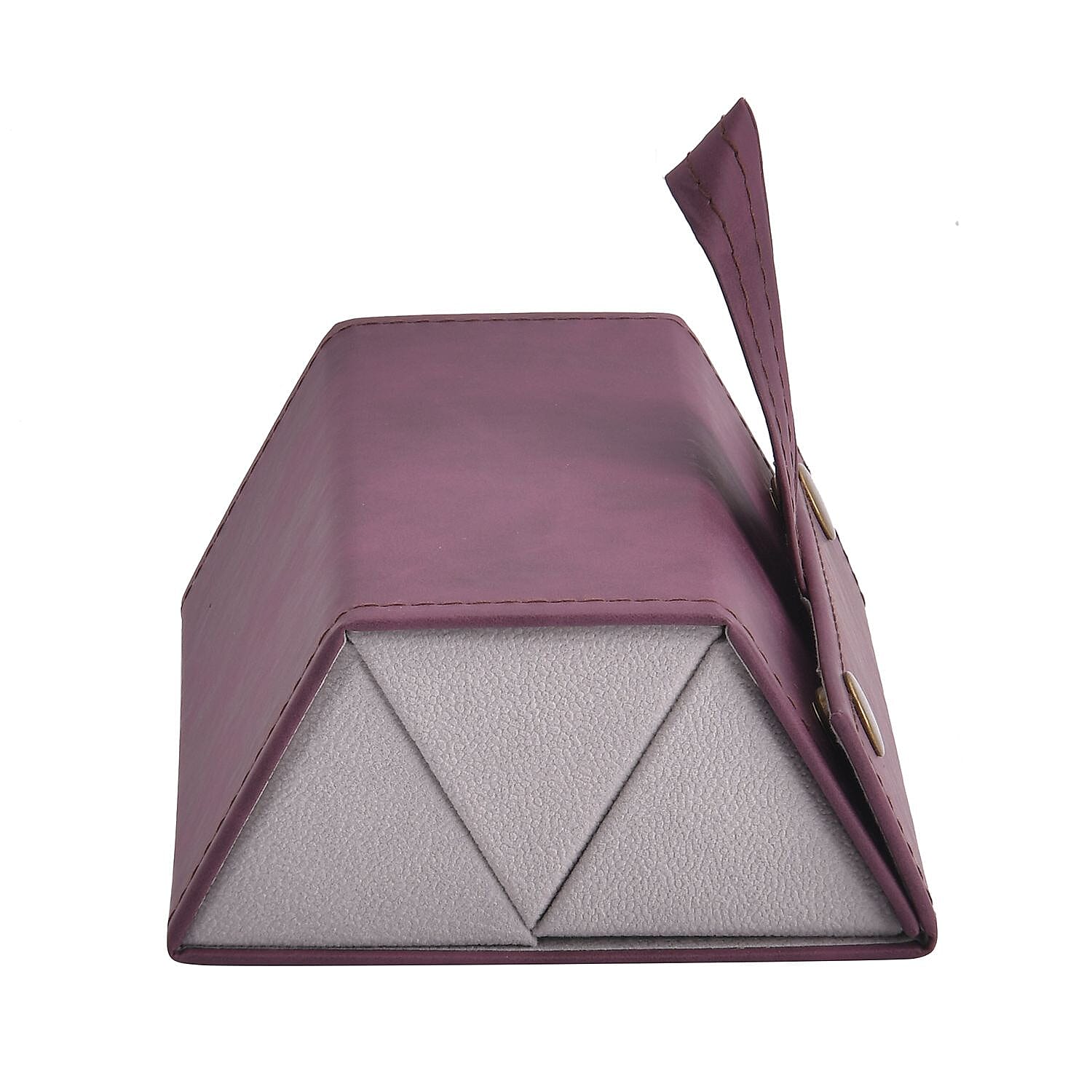 3 Slot Multipurpose Foldable Travel Organizer with Handle (Size 16x12x6 cm) - Maroon