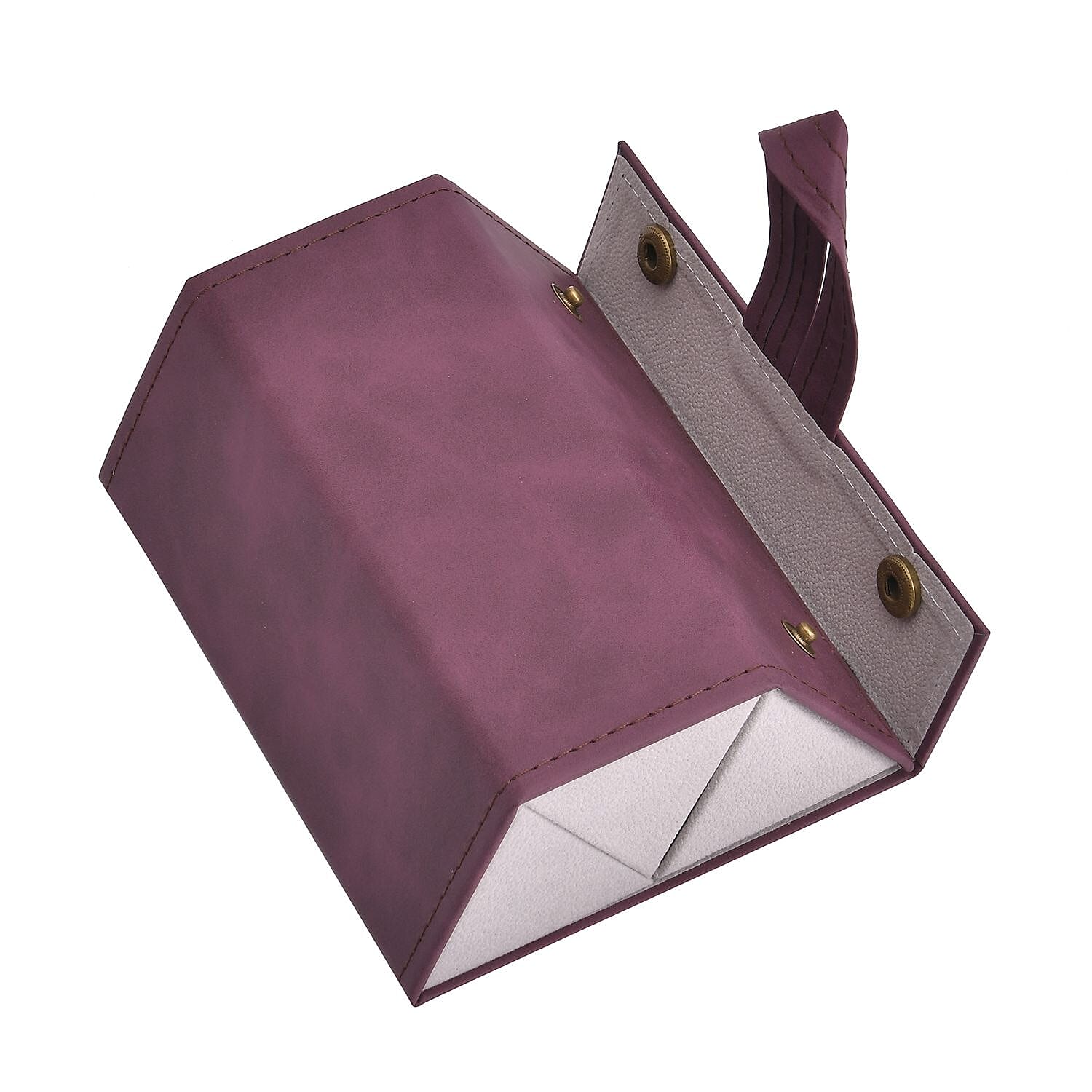 3 Slot Multipurpose Foldable Travel Organizer with Handle (Size 16x12x6 cm) - Maroon