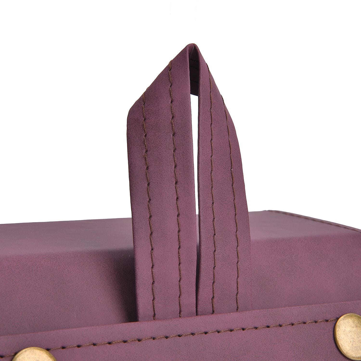 3 Slot Multipurpose Foldable Travel Organizer with Handle (Size 16x12x6 cm) - Maroon