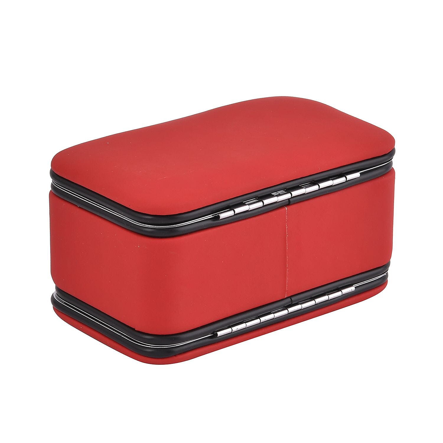 Mega Deal-  Jewellery Organizer with 6 Manicure Set with a  Bracelet (Size 7.5 cm) - Red