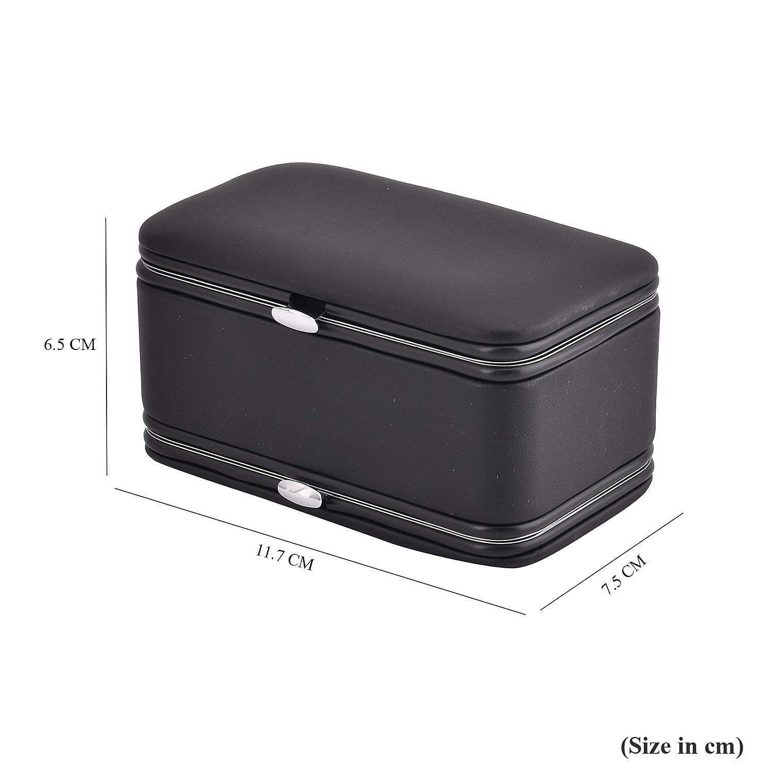 Mega Deal-  Jewellery Organizer with 6 Manicure Set with a  Bracelet (Size 7.5) - Black