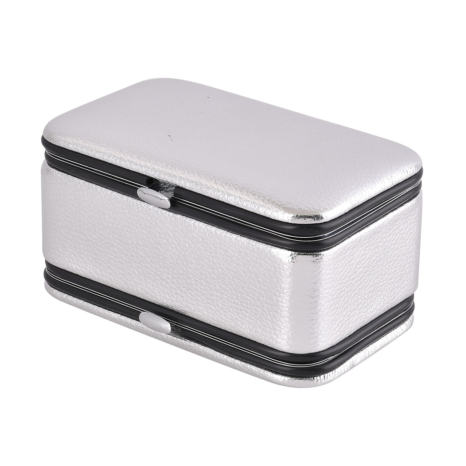 Mega Deal-  Jewellery Organizer with 6 Manicure Set with a  Bracelet (Size 7.5) - Silver