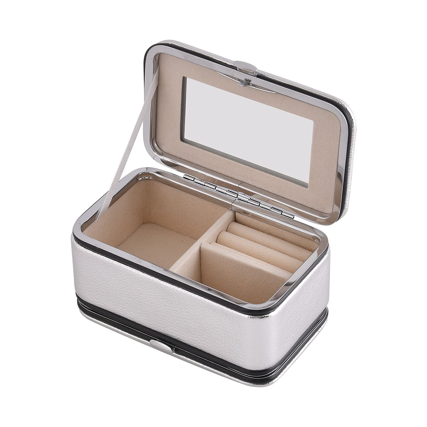 Mega Deal-  Jewellery Organizer with 6 Manicure Set with a  Bracelet (Size 7.5) - Silver