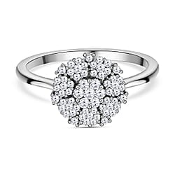 Close Out- 9K Gold Diamond (G-H) Cluster Ring
