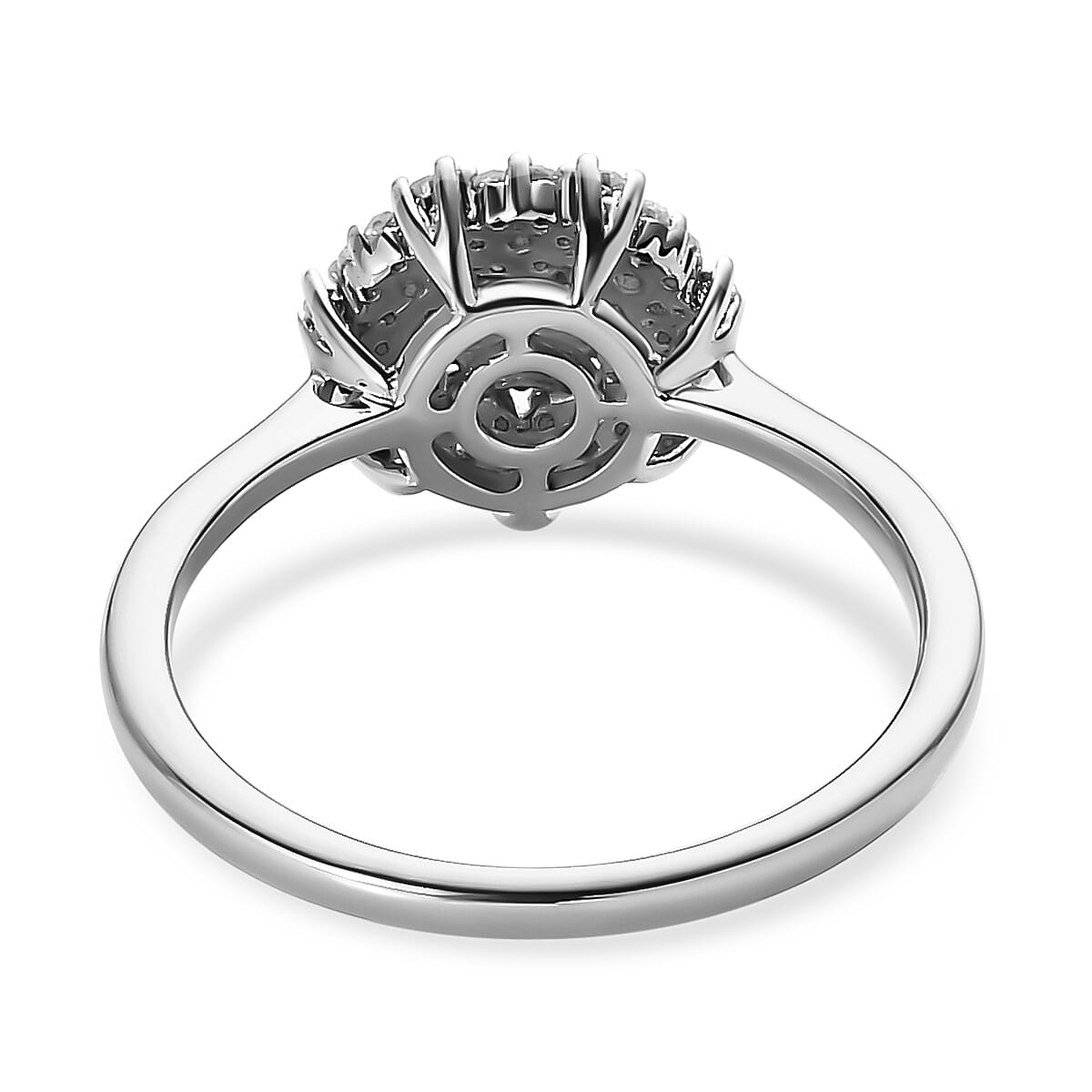 Close Out- 9K Gold Diamond (G-H) Cluster Ring