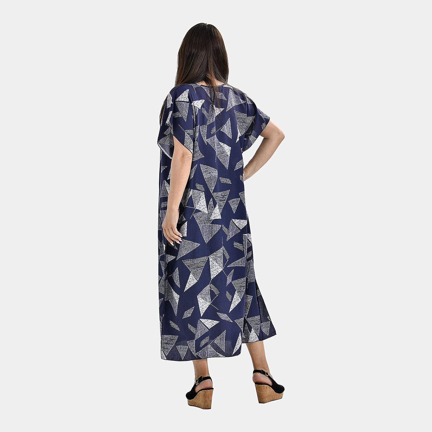 Closeout Deal 100% Viscose  (One Size 8-20) - Navy