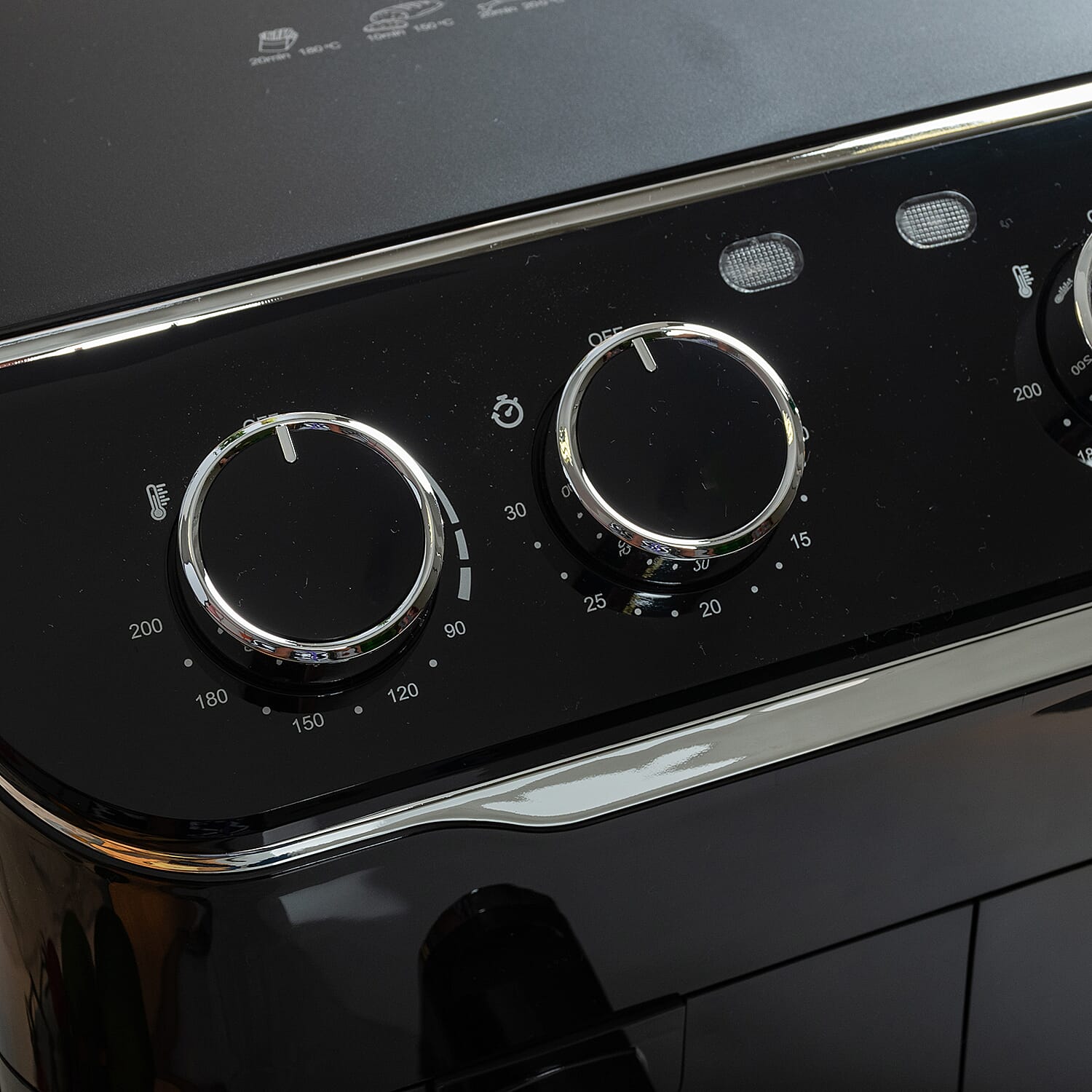 Homesmart Dual Air Fryer - Air Fry, Roast, Bake, Reheat - Uses little to no oil, Dishwasher Safe  (4L-4L Draws - 2x1400W) - Black