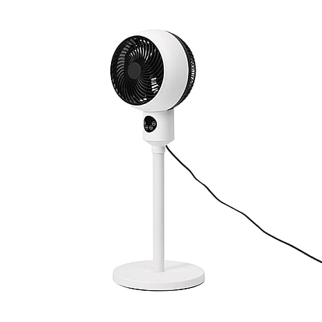 Energy Effiicient Low Noise Super Powerful Air Circulation Fan with Remote Control (35W) - White 88cm