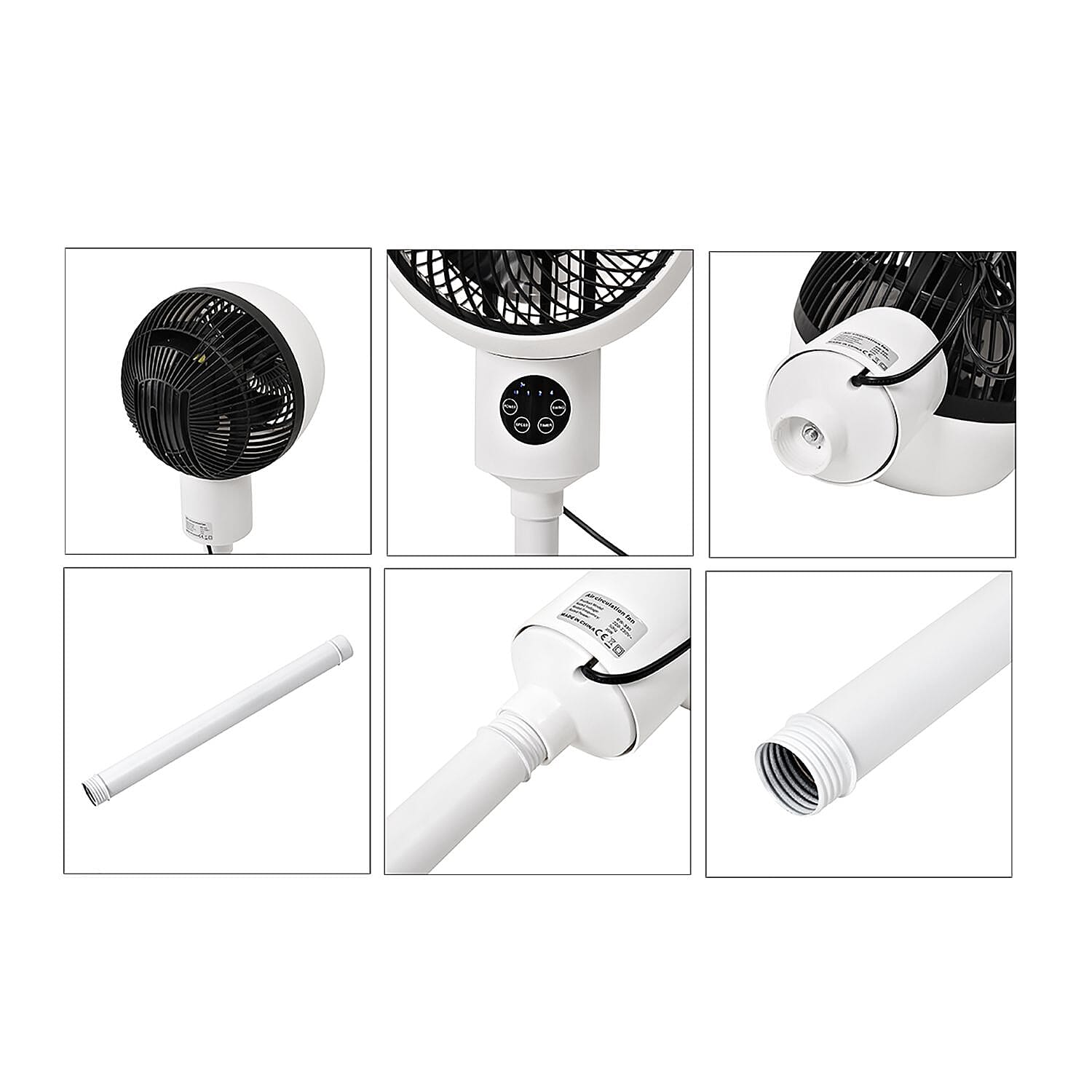 Energy Effiicient Low Noise Super Powerful Air Circulation HOT & COLD Fan with Remote Control (35W) - White (costs 1p per hour) 88cm Energy Effiicient Low Noise Super Powerful Air Circulation HOT & COLD Fan with Remote Control (35W) - White (costs 1p per hour) 88cm