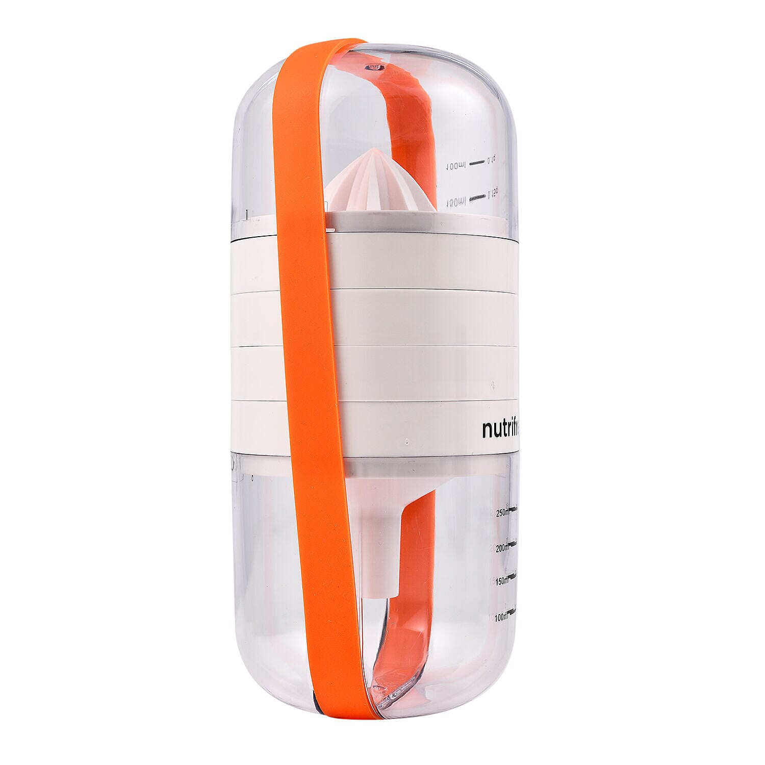 Nutrifresh 6 in 1 Multifunction Cups (Size 19x8 cm) - Orange