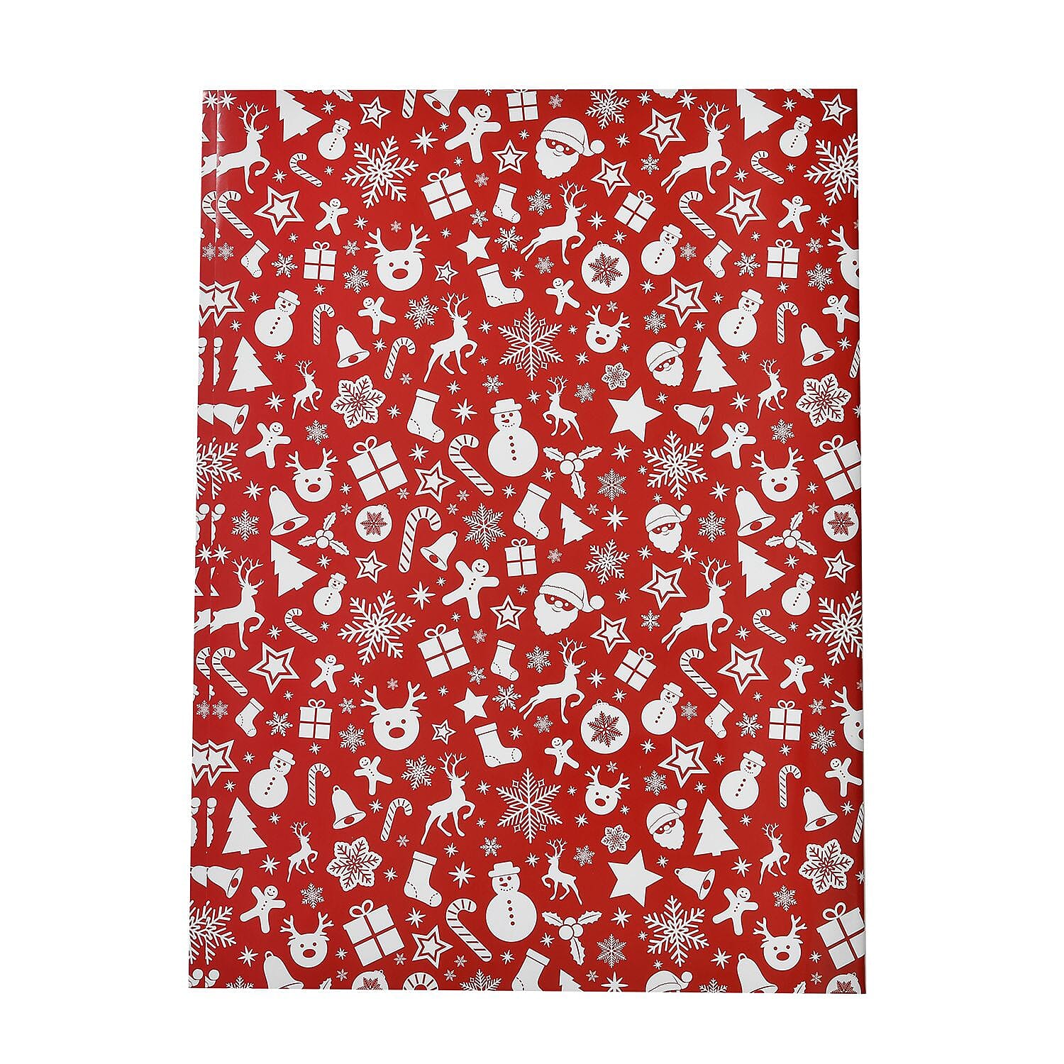 Set of 40 Pieces (10 Pieces x 4 Styles) Wrapping Papers (Size - 74x51 cm) - Multi