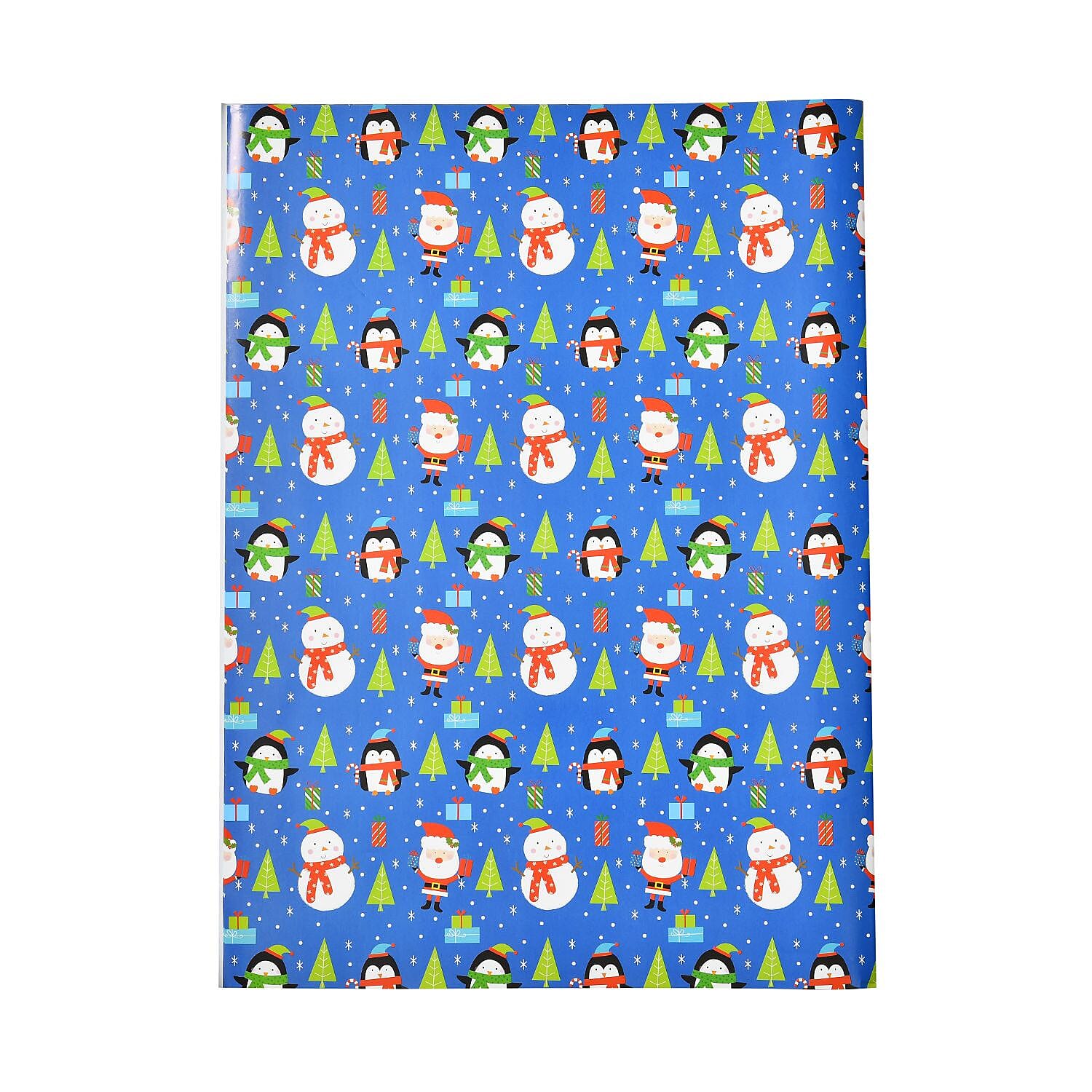 Set of 40 Pieces (10 Pieces x 4 Styles) Wrapping Papers (Size - 74x51 cm) - Multi