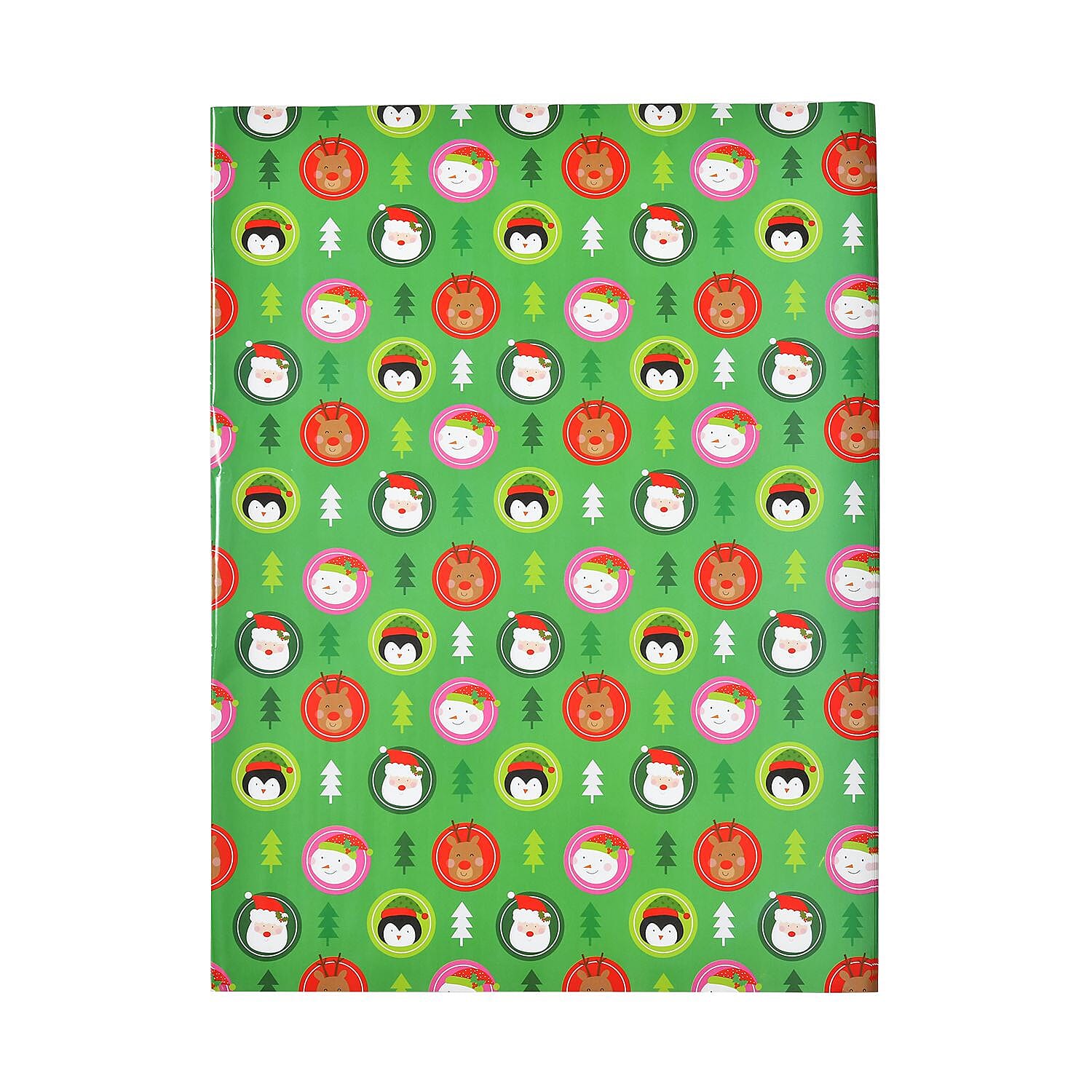 Set of 40 Pieces (10 Pieces x 4 Styles) Wrapping Papers (Size - 74x51 cm) - Multi