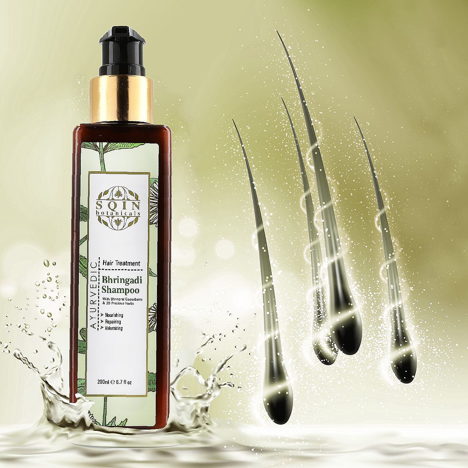 Bhringadi Ayurvedic Shampoo - 200 ml