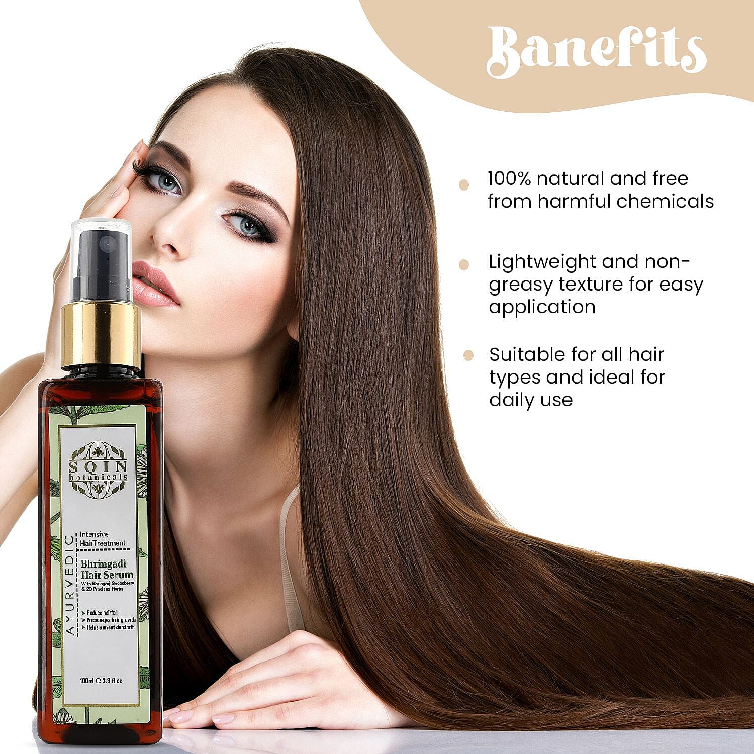 Bhringadi Ayurvedic Hair Serum - 100ml