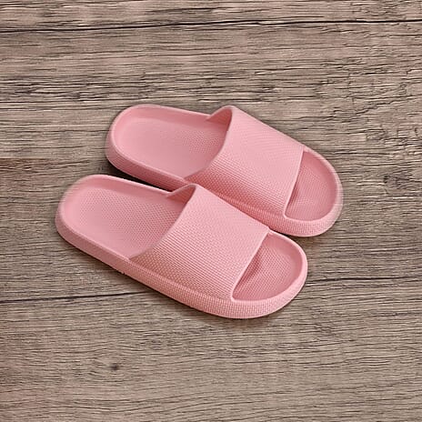 Eva Sliders (Size UK 3-4) - Pink