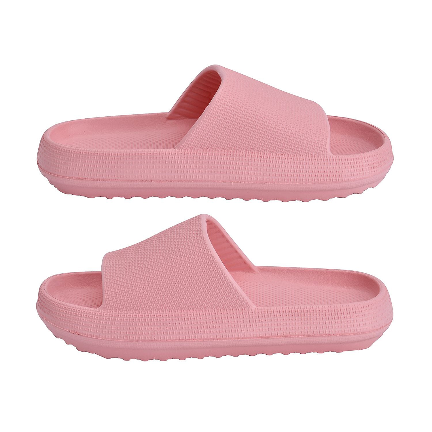 Eva Slippers for Men & Women (Size UK 3-4) - Black