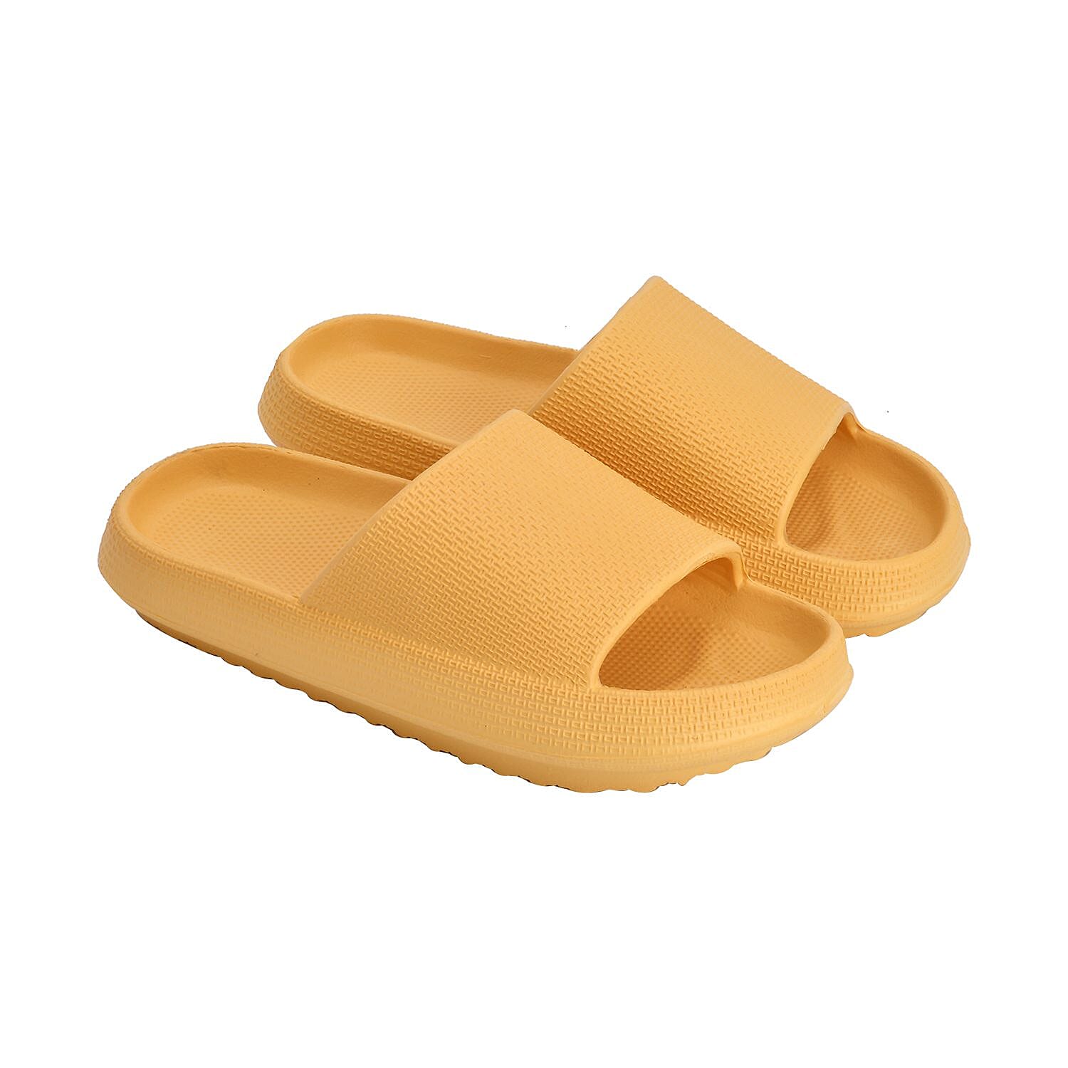 Eva Slippers for Men & Women (Size UK 3-4) - Black