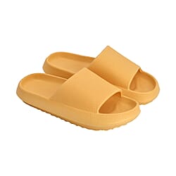 Eva Slippers for Men & Women (Size UK 3-4) - Black