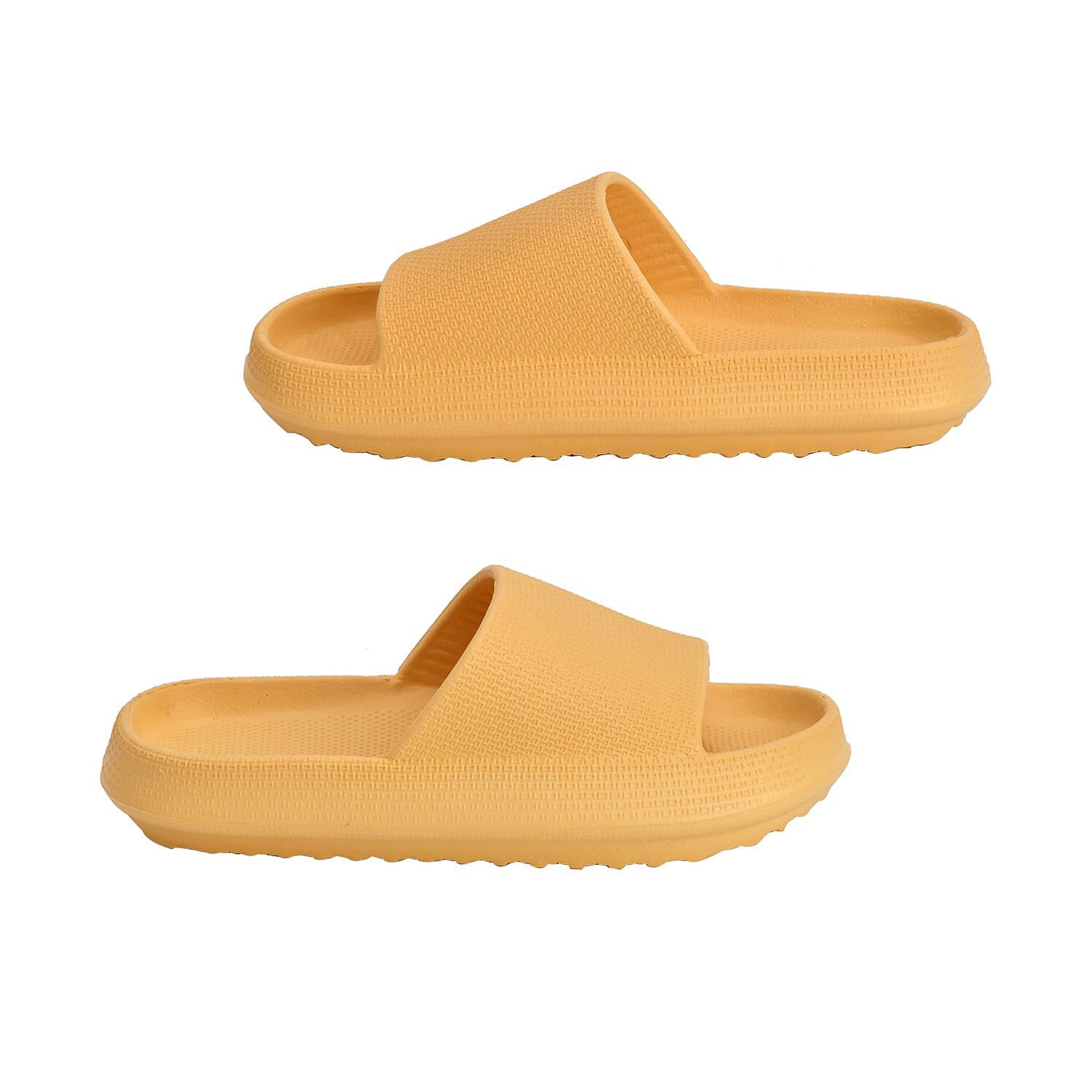 Eva Slippers for Men & Women (Size UK 3-4) - Black