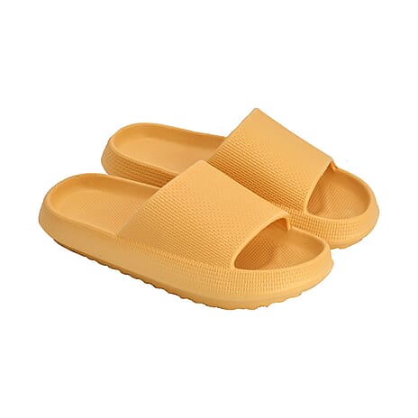 Eva Sliders (Size UK 7-8) - Yellow