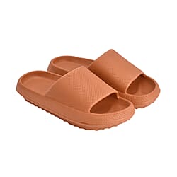 Eva Slippers for Men & Women (Size UK 3-4) - Black