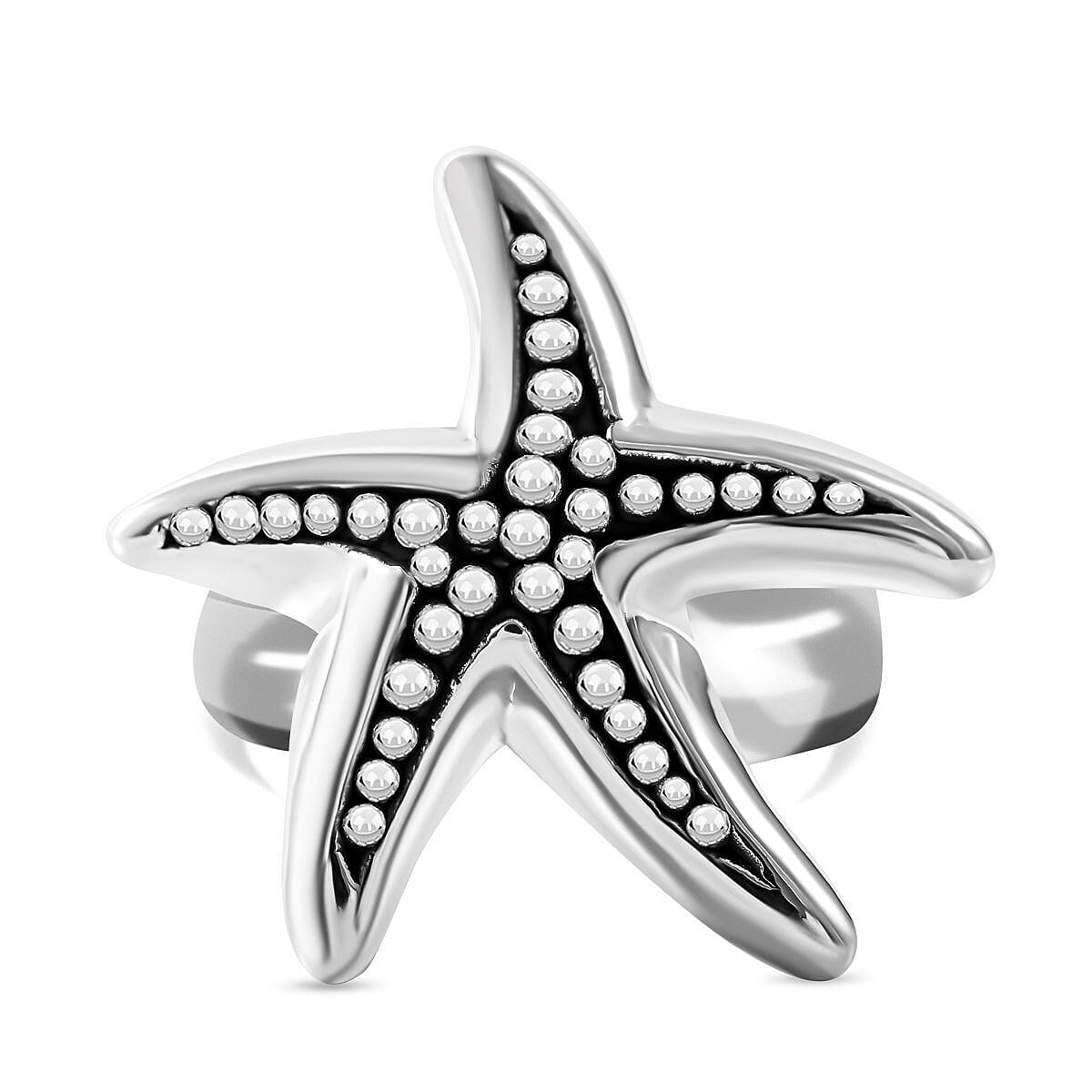 Sterling Silver Starfish Ring