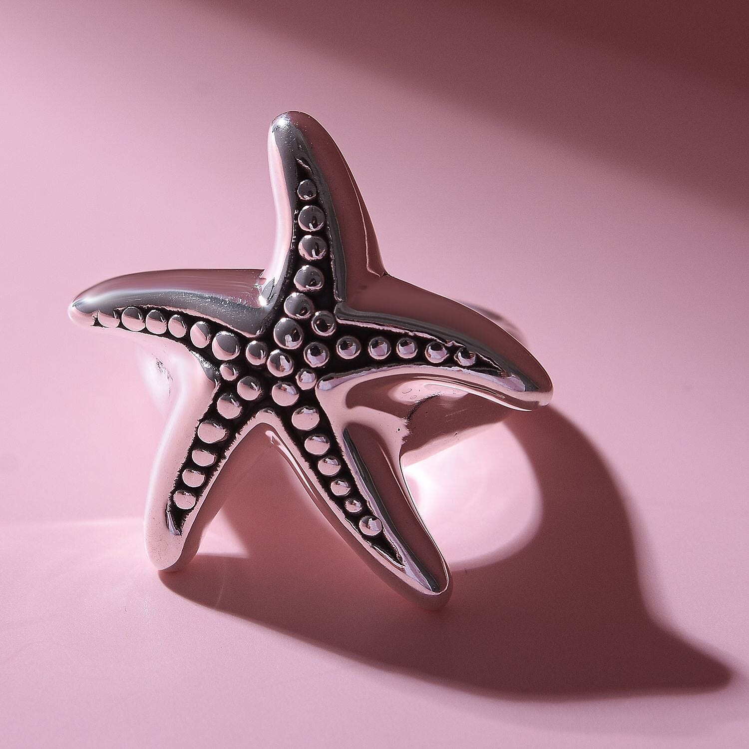 Sterling Silver Starfish Ring