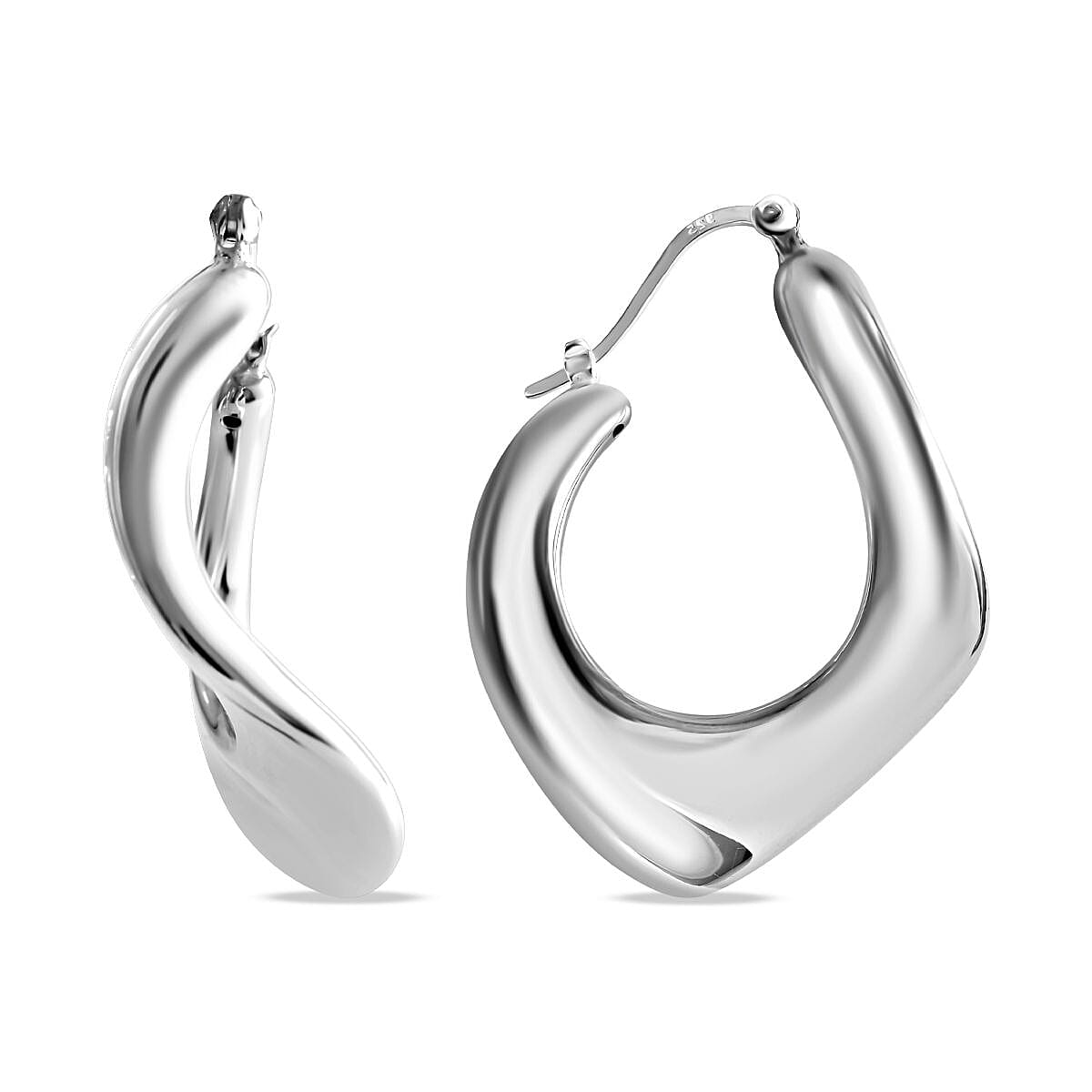 Sterling Silver Earrings (with Clasp)