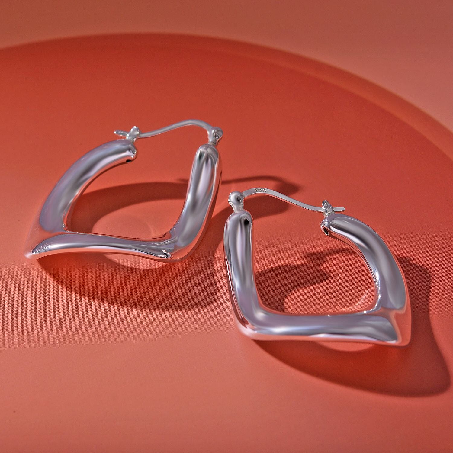 Sterling Silver Earrings (with Clasp)