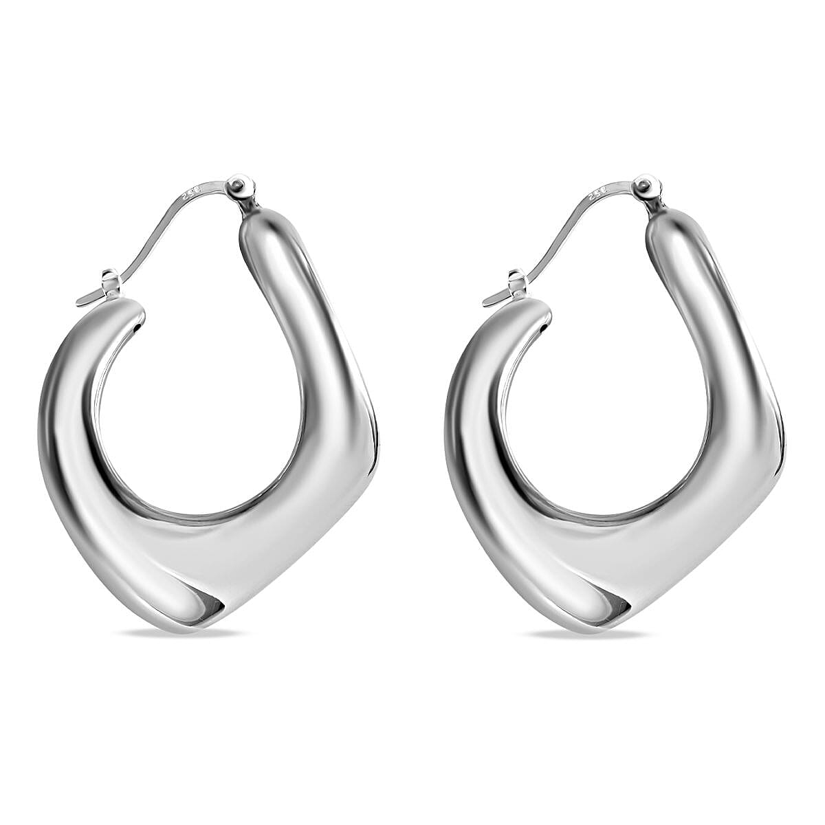 Sterling Silver Earrings (with Clasp)