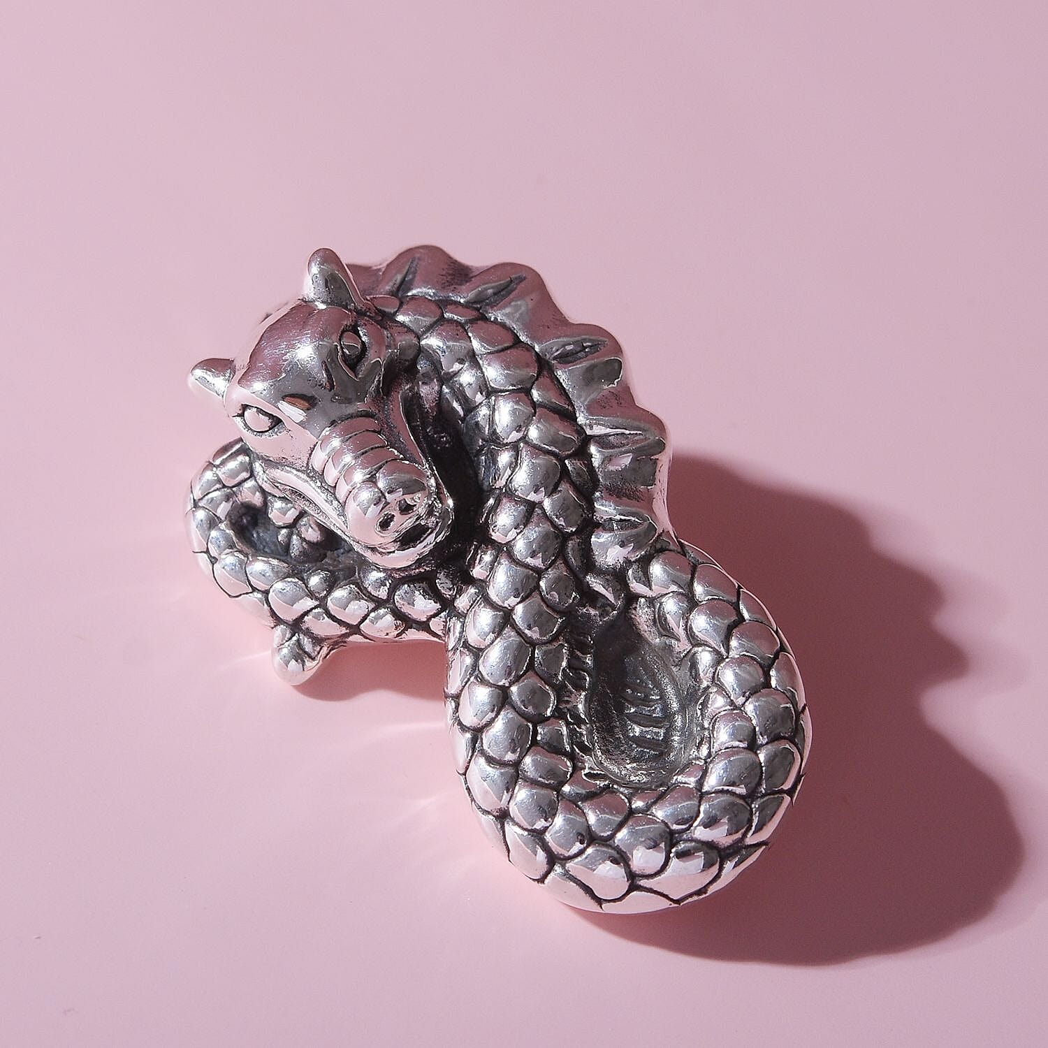 Sterling Silver Dragon Pendant