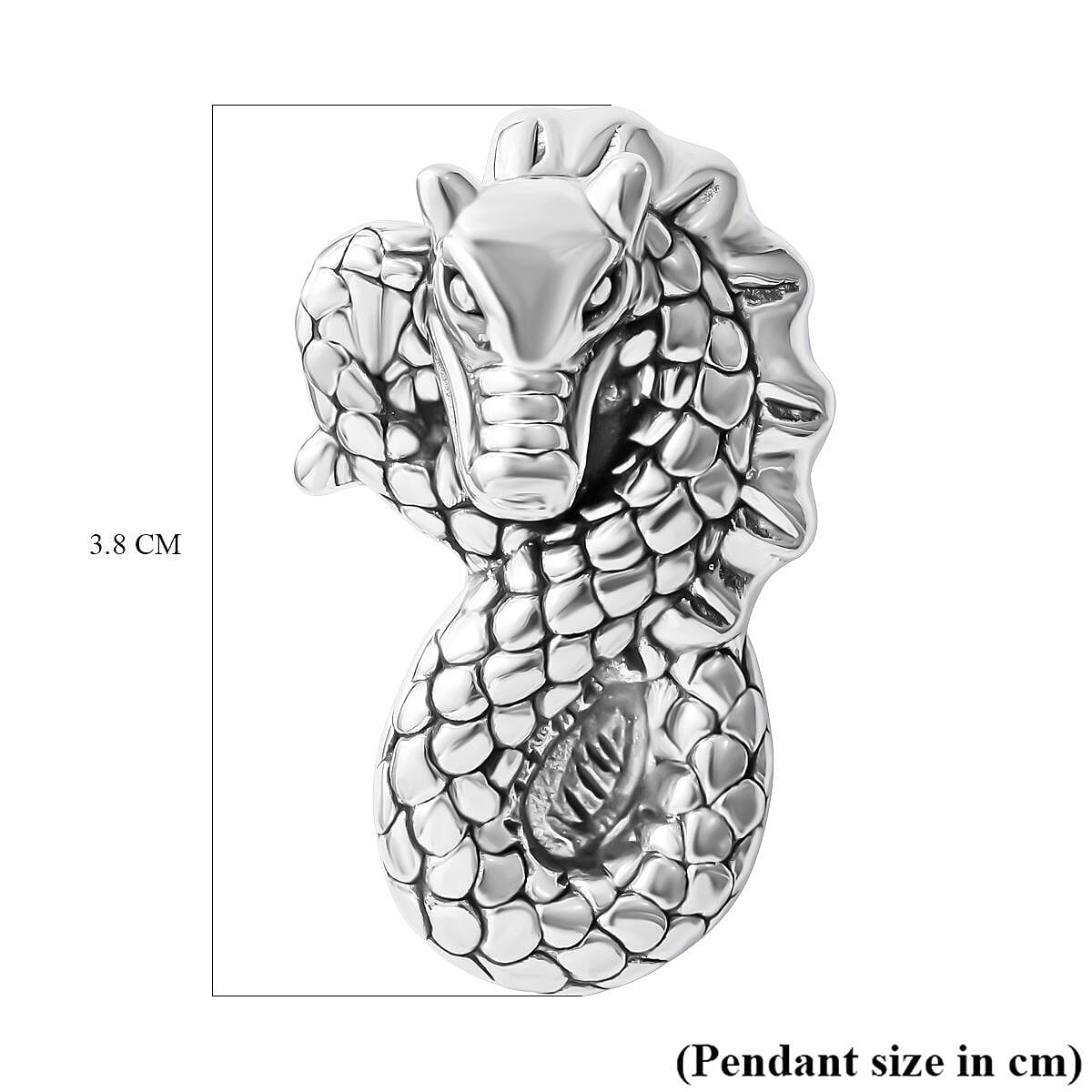 Sterling Silver Dragon Pendant