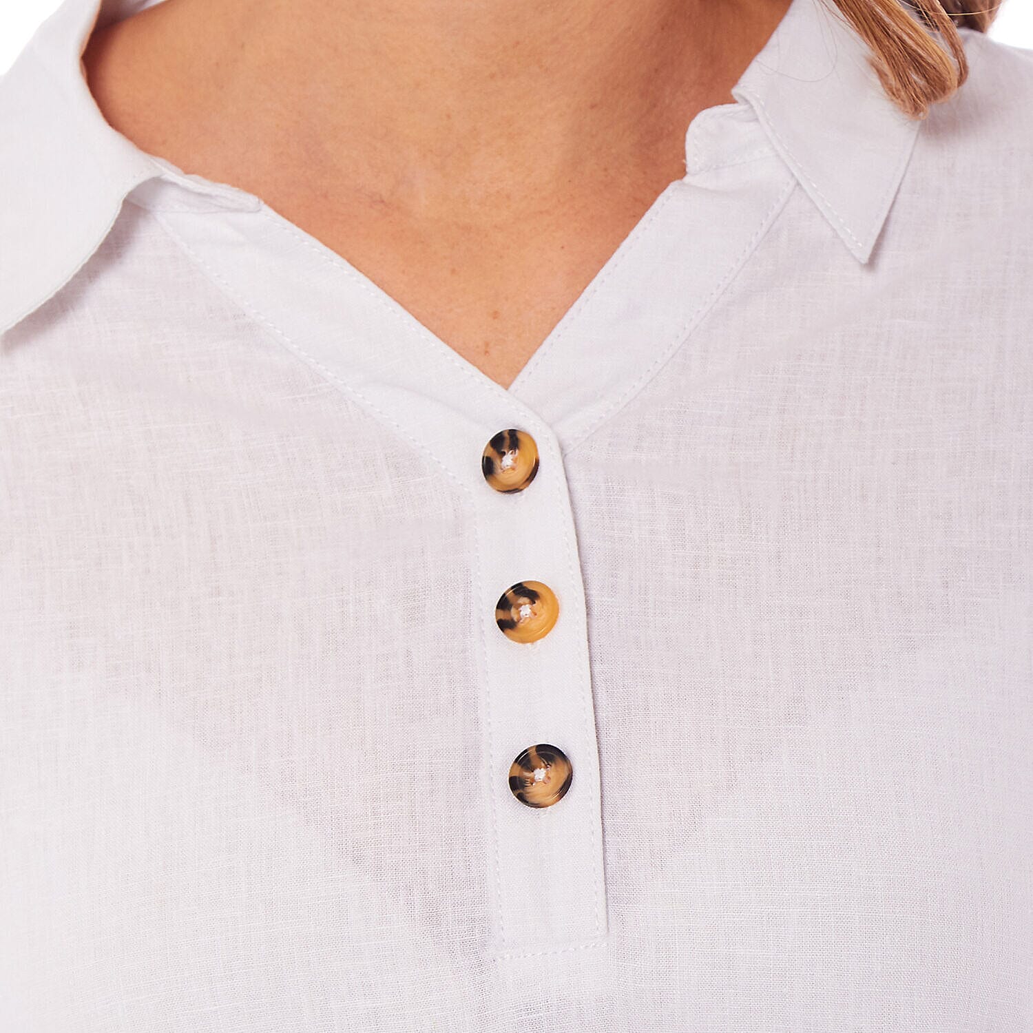 Linen Dress (Size 1x1 cm) - Navy