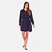 Linen Dress (Size 1x1 cm) - Navy