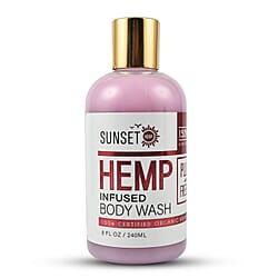 Sunset : Hemp Infused Body Wash 150MG - Apple Blossom & Ylang Ylang 240ml
