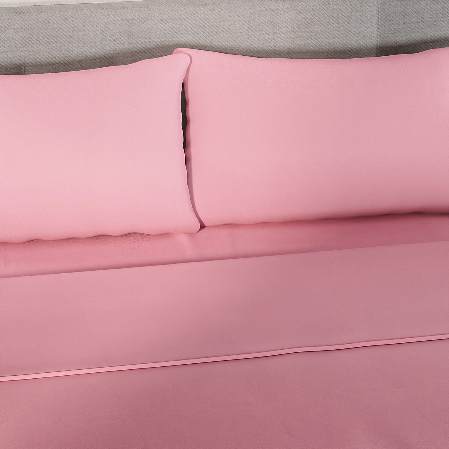 Set of 4 - Flat & Fitted Bedsheets with 2 Pillow Cases