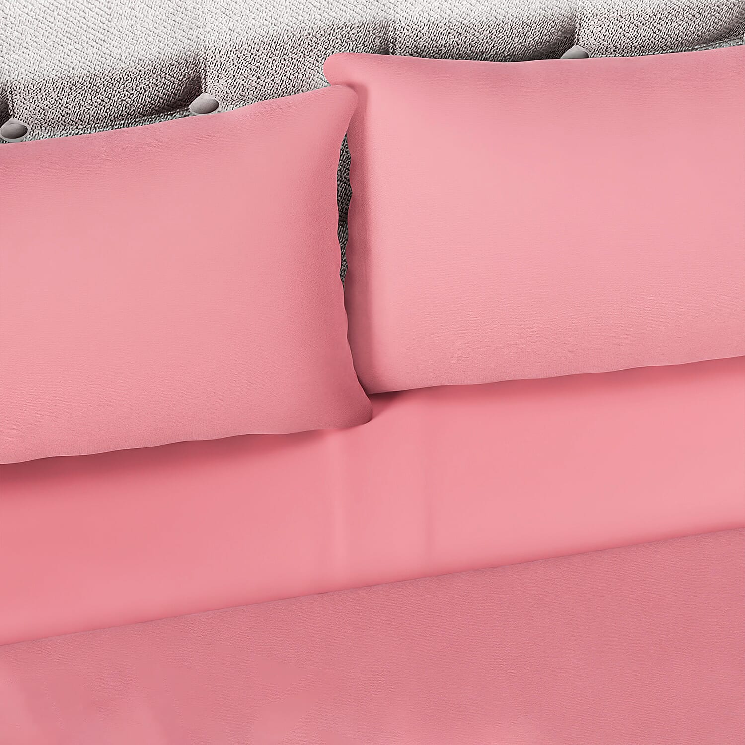 Set of 4 - Flat & Fitted Bedsheets with 2 Pillow Cases