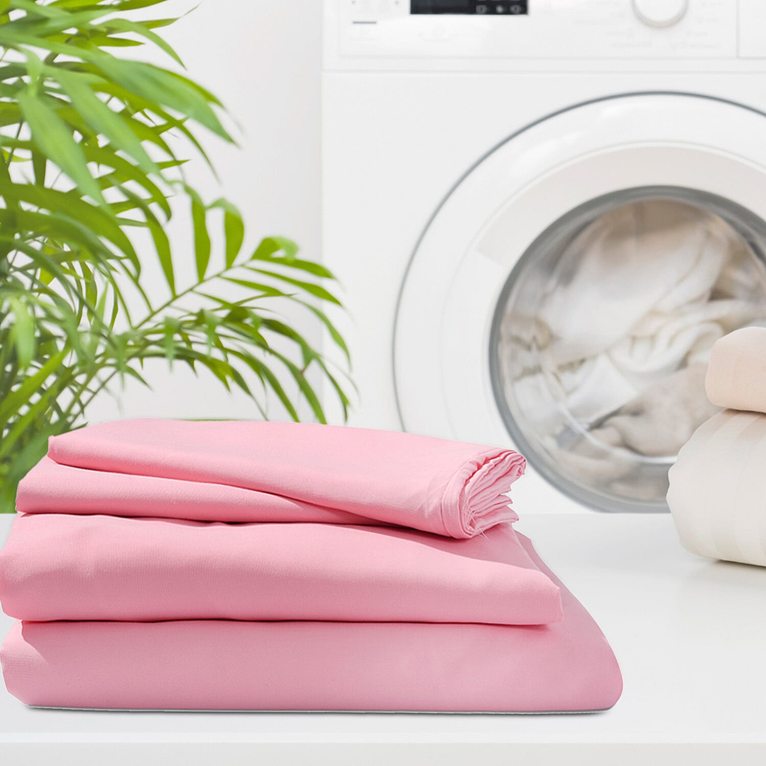 Set of 4 - Flat & Fitted Bedsheets with 2 Pillow Cases