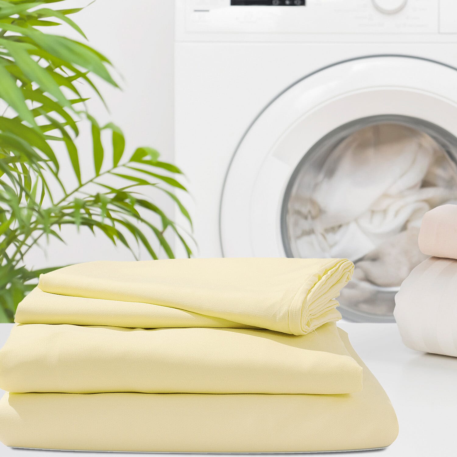 Set of 4 - Flat & Fitted Bedsheets with 2 Pillow Cases